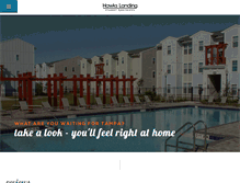 Tablet Screenshot of hccstudenthousing.com